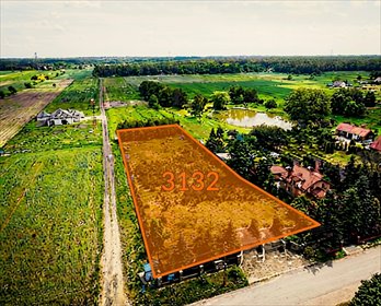 Działka budowlana 3132 m² z ogrodzeniem i mediami działka Borowa, Długa