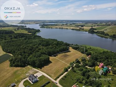 Działka z linią brzegową jeziora i widokami - polecam! działka Żegoty