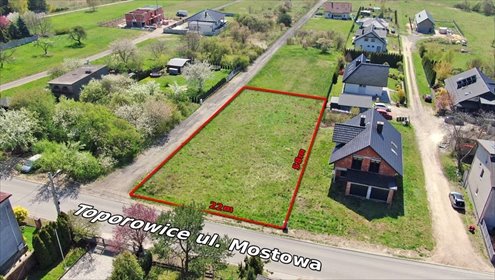 Działka 1296 m² z potencjałem zabudowy w Toporowicach działka Toporowice, Mostowa