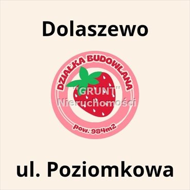 działka na sprzedaż 984m2 działka Dolaszewo