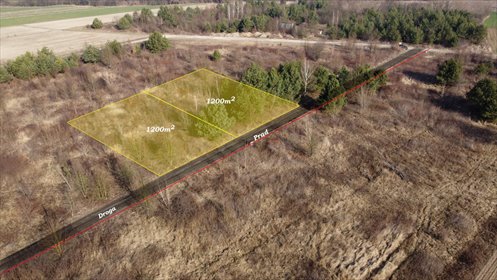 działka na sprzedaż 1200m2 działka Szczypiorno