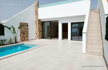 Nowoczesna villa z basenem i solarium w San Javier dom San Javier