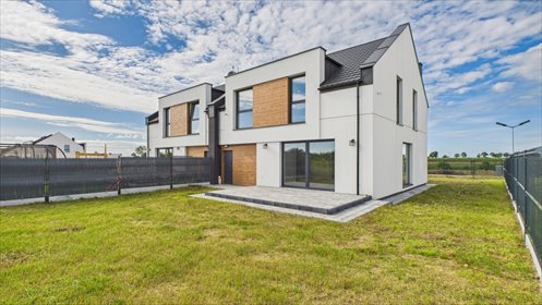 Nowoczesny bliźniak 157m² z dużym ogrodem i garażem dom Wyszków