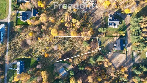 działka na sprzedaż 1078m2 działka Jagatowo, Borowikowa