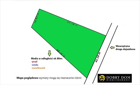 działka na sprzedaż 1843m2 działka Krypno Wielkie