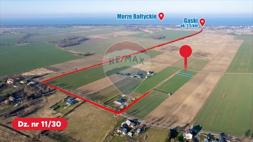 Działka 1065 m² pod dom blisko morza - zapraszam działka Śmiechów