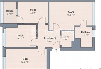 Przestronne 4-pokojowe mieszkanie do remontu z balkonem i piwnicą mieszkanie Lublin, Krzemieniecka