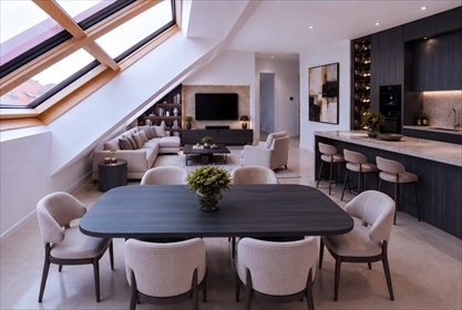 Sprzedam luksusowy apartament 3 pok. z widokiem na Zamek Praski mieszkanie Praga, Praha, V Túních