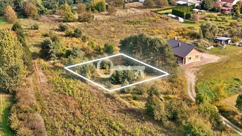 Działka budowlana 856 m² - media w drodze - spokojna okolica działka Bierzglinek, Lipowa