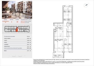 mieszkanie na sprzedaż 61m2 mieszkanie Bydgoszcz, Bielawy, Jana Karola Chodkiewicza