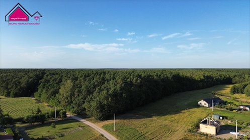 Na sprzedaż działka 1300 m² w Kolebkach z WZ i lasem działka Kolebki