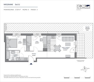 Mieszkanie 57 m² w Gdańsku (Morena) z balkonem i dostępem do natury mieszkanie Gdańsk, Morena