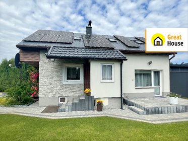 Dom z dużą działką i garażami w Grzybowie (103,74 m²) dom Grzybów