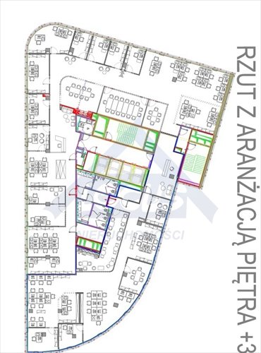 Nowoczesne biuro 308 m2 z certyfikatem LEED Gold. lokal użytkowy Warszawa, Mokotów
