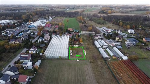 działka na sprzedaż 889m2 działka Nasielsk, Warszawska