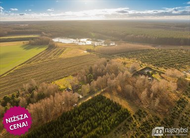 Działka rolno-budowlana 3017 m² z lasami i mediami działka Stawno