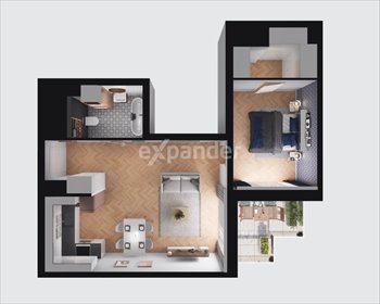 mieszkanie na sprzedaż 51m2 mieszkanie Gdańsk, Jasień, Wojciecha Kiedrowskiego