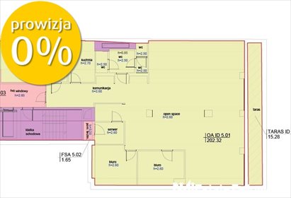 lokal użytkowy na wynajem 202m2 lokal użytkowy Kraków