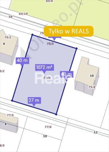działka na sprzedaż 1072m2 działka Serock, Czesława Miłosza