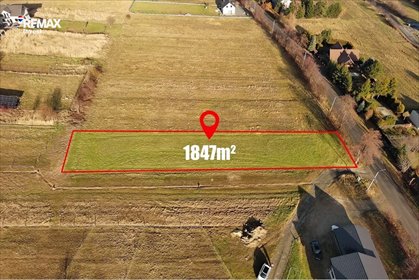 Działka 1847 m² w Radziechowach (MPZP, media, spokojna okolica) działka Radziechowy, Wajdowa