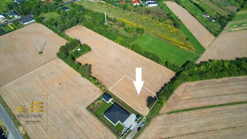 działka na sprzedaż 1543m2 działka Kalinówka