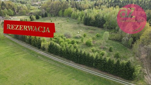 Działka budowlana przy lesie, 2355 m², szybki dojazd działka Stróżówka