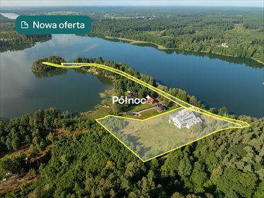 Obiekt hotelowo-gastronomiczny nad jeziorem Kalwa - 3129 m² lokal użytkowy Rudziska Pasymskie