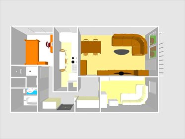 mieszkanie na wynajem 60m2 mieszkanie Warszawa, Mokotów, Modra