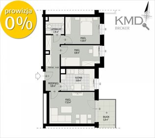 mieszkanie na sprzedaż 61m2 mieszkanie Lublin, Dziesiąta, Wyścigowa