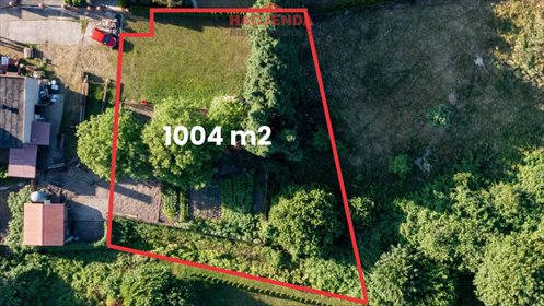 Działka budowlana 1004 m2 w Trzebież z mediami i planem działka Trzebież