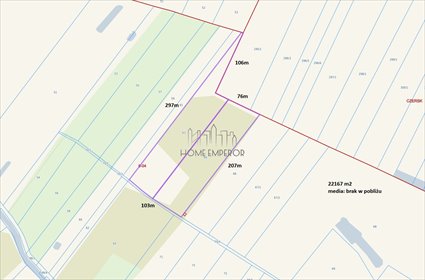 Działka pod zabudowę 22 167 m² w Górze Kalwarii - brak planu działka Góra Kalwaria