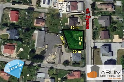 działka na sprzedaż 732m2 działka Częstochowa, Brzeziny Wielkie