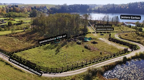 działka na sprzedaż 3769m2 działka Liski