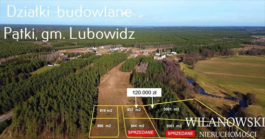działka na sprzedaż 3813m2 działka Pątki