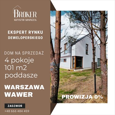 dom na sprzedaż 101m2 dom Warszawa, Wawer, Radość