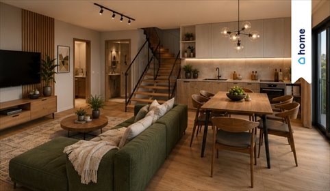 Dwupoziomowe mieszkanie 99,77 m² z antresolą i tarasem 36,88 m² mieszkanie Dąbrowa Górnicza, Przemysłowa