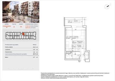 mieszkanie na sprzedaż 40m2 mieszkanie Bydgoszcz, Bielawy, Jana Karola Chodkiewicza