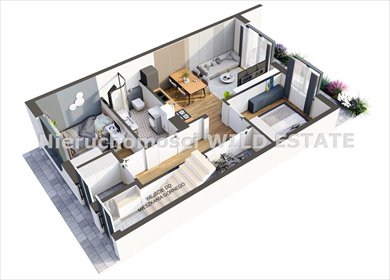 mieszkanie na sprzedaż 53m2 mieszkanie Sanok, Sanok, Olchowiec