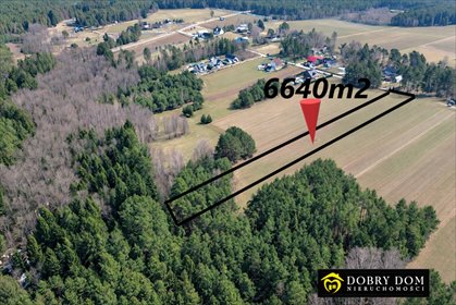 działka na sprzedaż 6640m2 działka Zalesie