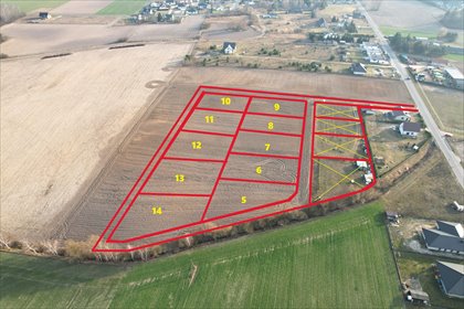 działka na sprzedaż 851m2 działka Bartodzieje