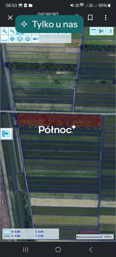 Na sprzedaż działka rolna 16 498 m² z potencjałem inwestycyjnym działka Miedzna Drewniana