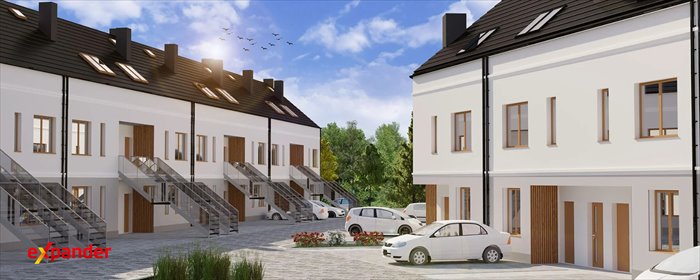 Nowoczesny dwupoziomowy apartament z tarasem i panoramicznym widokiem mieszkanie Iwiny, Miodowa