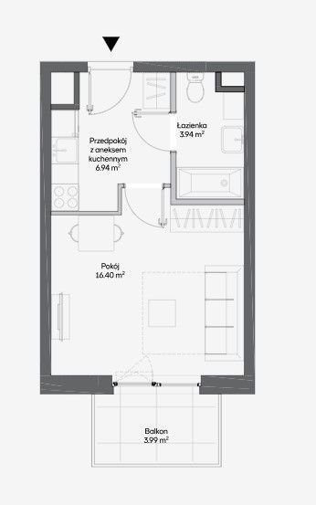 mieszkanie na sprzedaż 27m2 mieszkanie Warszawa, Włochy, Raków, Fajansowa