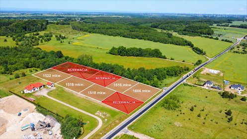 Działka 1522 m² w Karsino (blisko morza i Jarosławca) działka Karsino