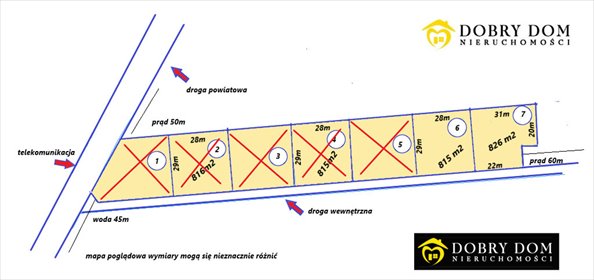 działka na sprzedaż 816m2 działka Markowszczyzna