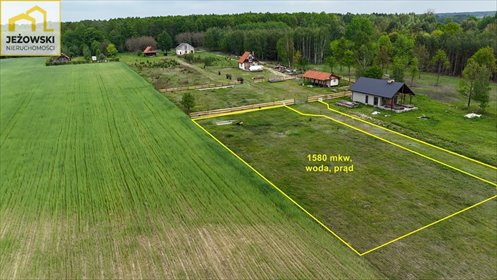 Działka 1580 m² z warunkami zabudowy i mediami działka Ławeczko Stare