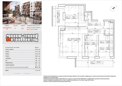 mieszkanie na sprzedaż 75m2 mieszkanie Bydgoszcz, Bielawy, Jana Karola Chodkiewicza