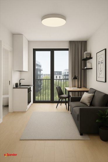 Kawalerka 26,86 m² z balkonem, blisko centrum Gdańska mieszkanie Gdańsk, Śródmieście, Mostek