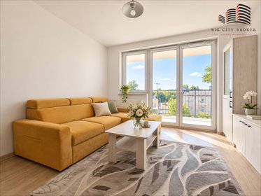 Do sprzedania nowoczesne 2-pokojowe mieszkanie 47 m² z balkonem i garażem mieszkanie Lublin, Kręta