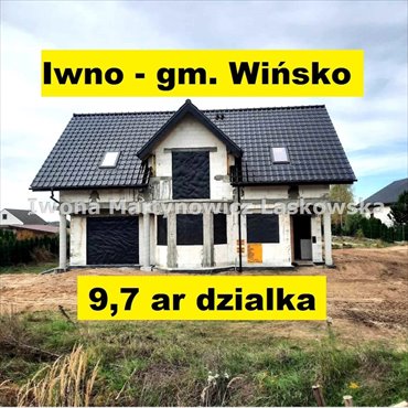 Dom wolnostojący 148m2 z garażem i dużą działką dom Iwno